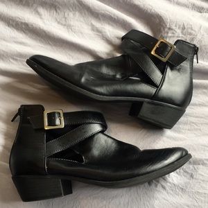 Black Ankle booties size 9.5